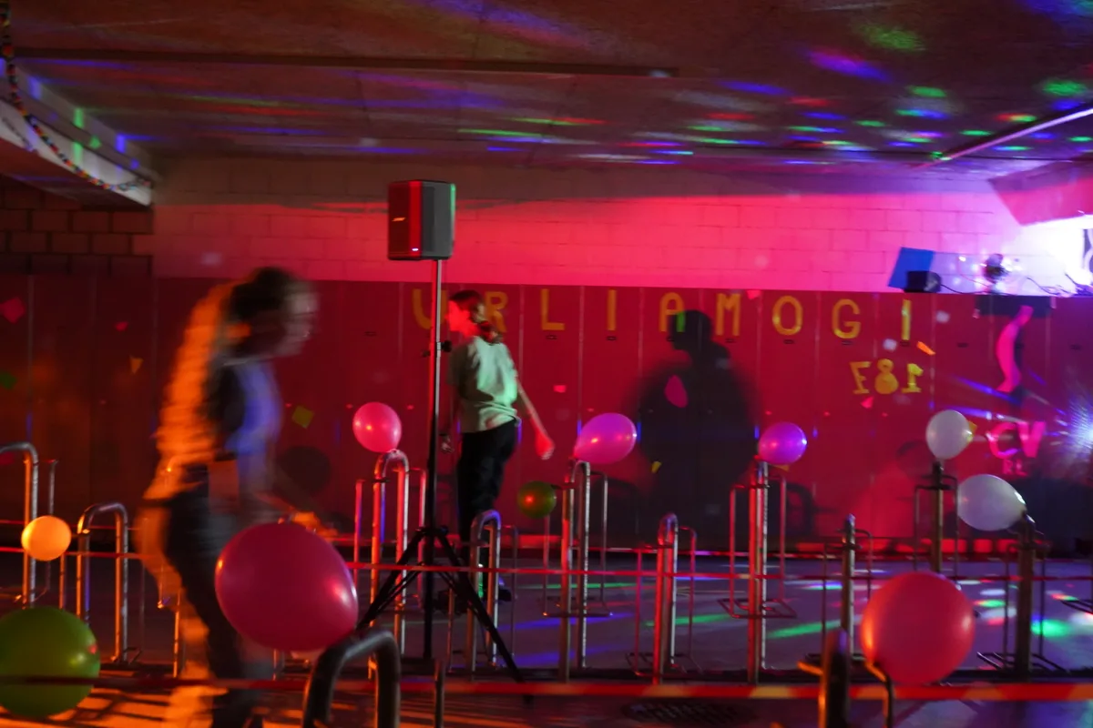 Rollschuhdisco am KZO Hausfest im Jahr 2025